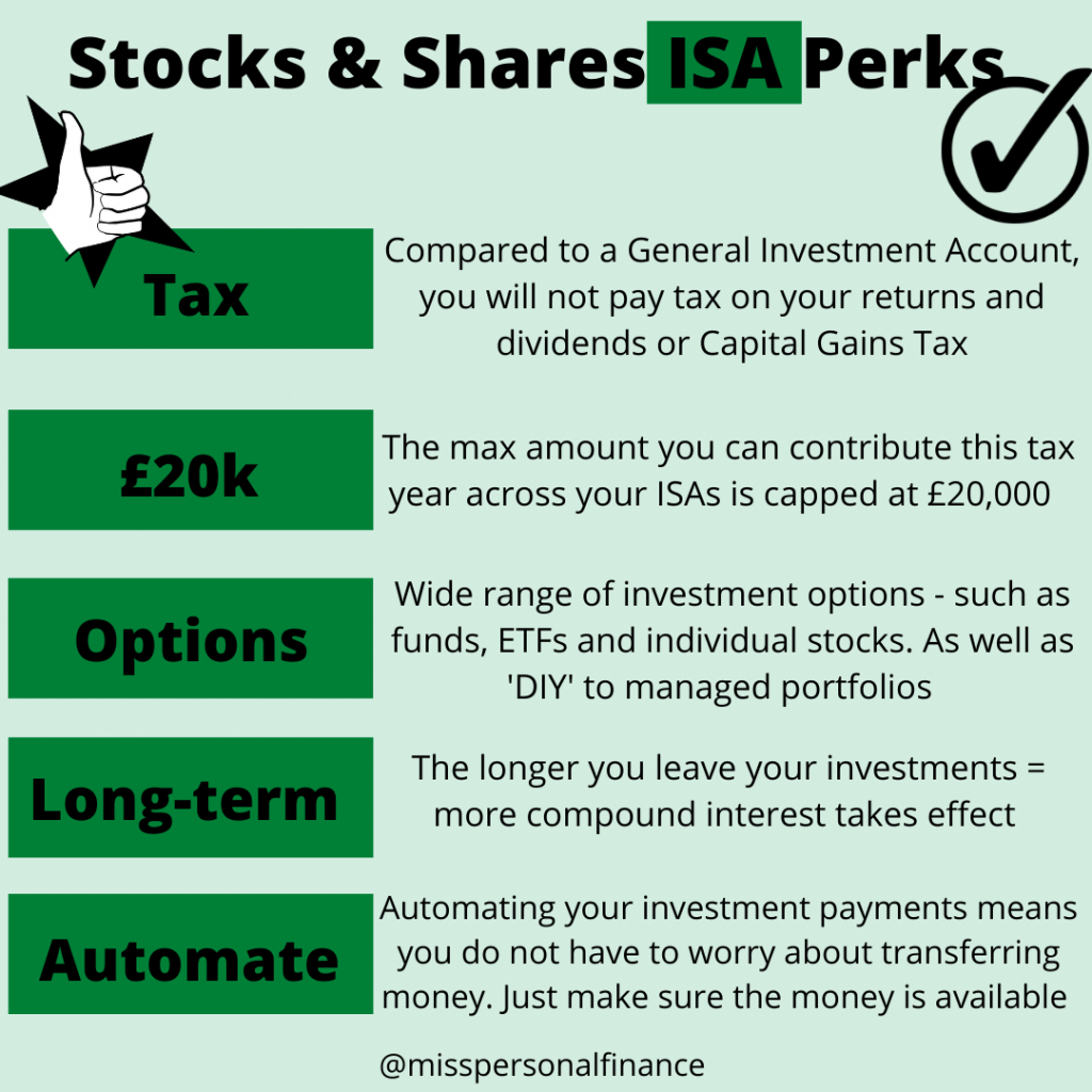 stocks and share ISA benefits